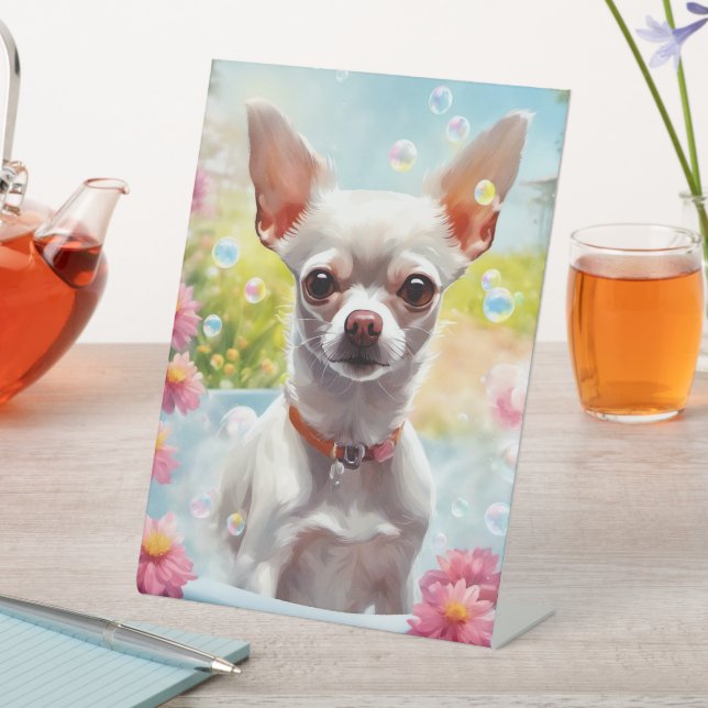 Chihuahua -Pedestal Sign (In SItu)