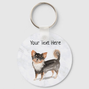 Chihuahua Personalised Keyring