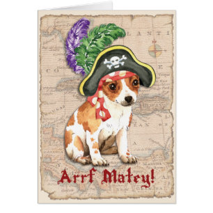 Chihuahua Pirate Card