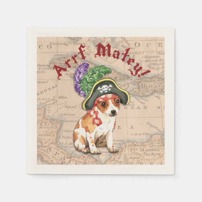 Chihuahua Pirate Napkin (Front)