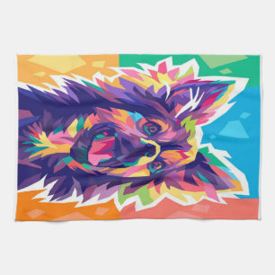 CHIHUAHUA POP ART_Dog Lover Tea Towel