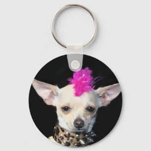 Chihuahua Punk keychain