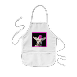 Chihuahua Punk Kids Apron