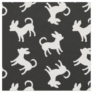 Chihuahua Puppies Custom Colour Fabric