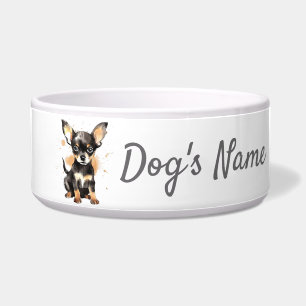 Chihuahua puppy Ceramic Pet Bowl