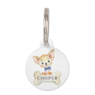 Chihuahua Puppy Dog Pet Tag