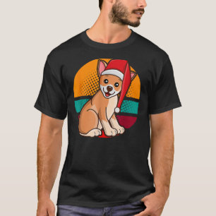 Chihuahua Puppy Dog Santa Hat T-Shirt