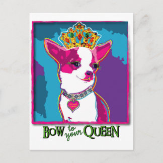 Chihuahua Queen Postcard