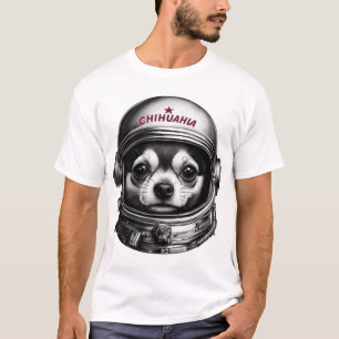 Chihuahua,Retro Soviet Space Dog traveler T-Shirt
