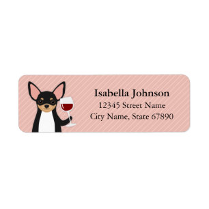 Chihuahua Return Address Label
