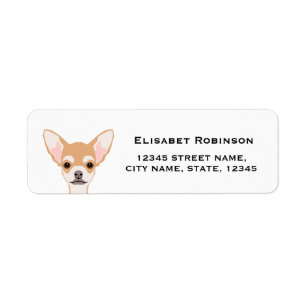 Chihuahua return address label