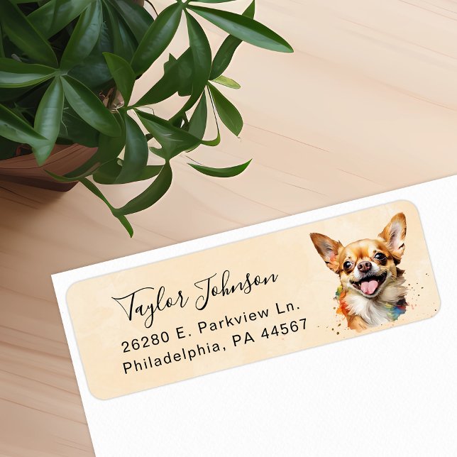 Chihuahua Return Address Label (Creator Uploaded)