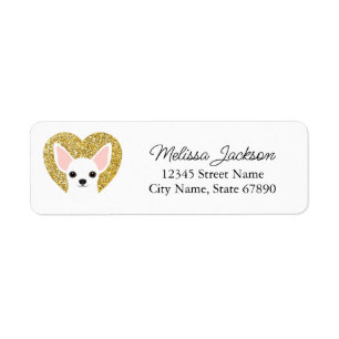 Chihuahua Return Address Labels