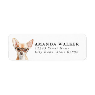 Chihuahua Return Address Labels