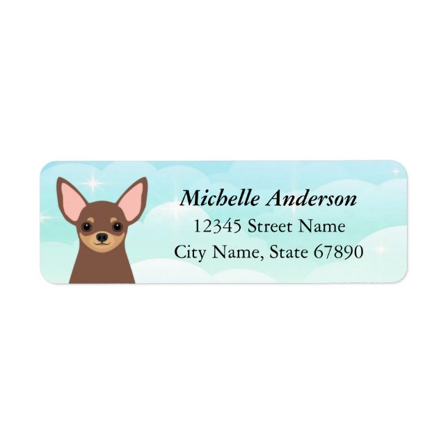 Chihuahua Return Address Labels (Front)