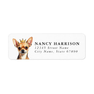 Chihuahua Return Address Labels
