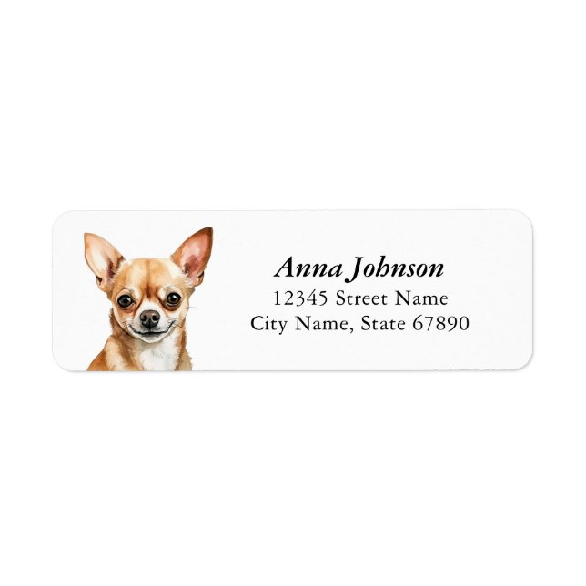 Chihuahua Return Address Labels (Front)