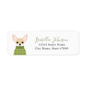 Chihuahua Return Address Labels