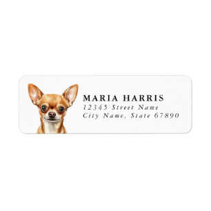 Chihuahua Return Address Labels