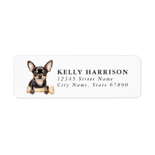 Chihuahua Return Address Labels