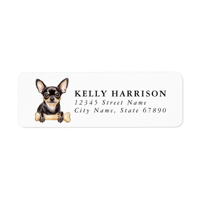Chihuahua Return Address Labels (Front)