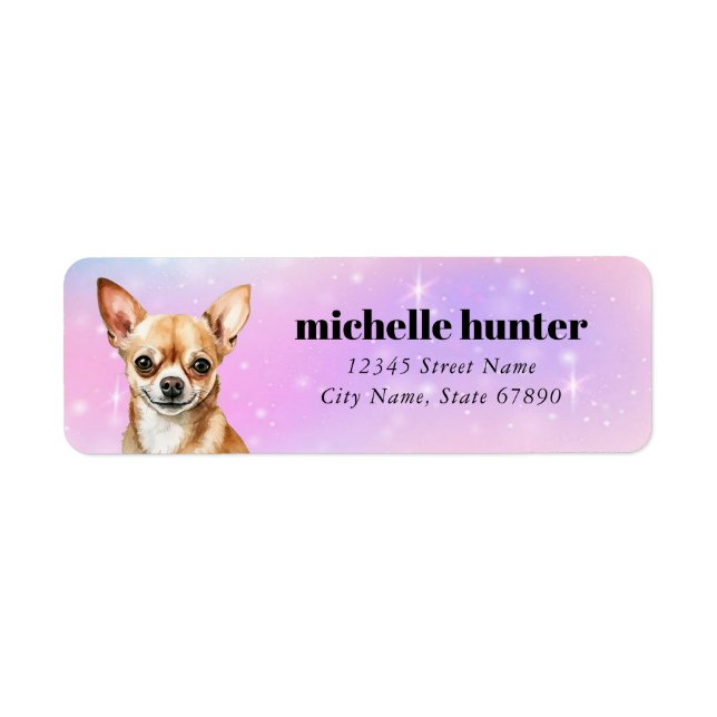 Chihuahua Return Address Labels (Front)