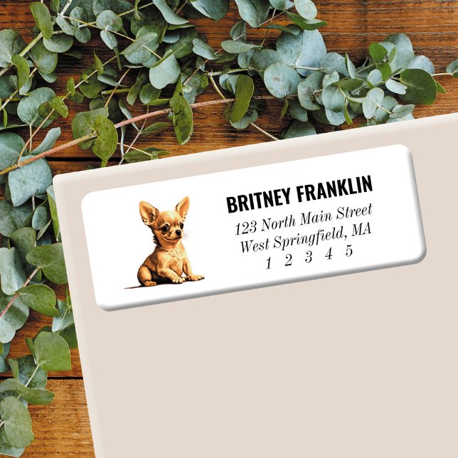 Chihuahua Return Address Labels (Creator Uploaded)