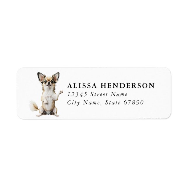 Chihuahua Return Address Labels (Front)