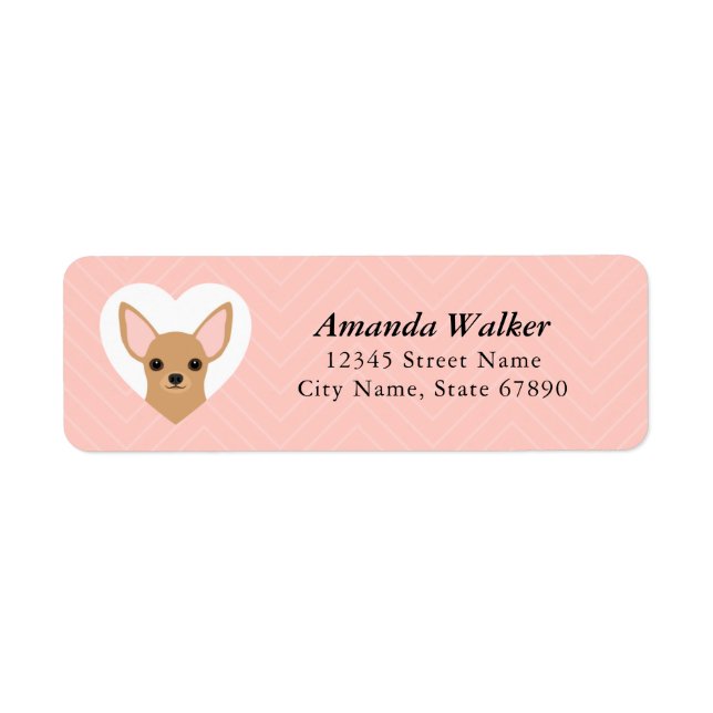 Chihuahua Return Address Labels (Front)
