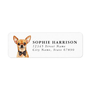 Chihuahua Return Address Labels