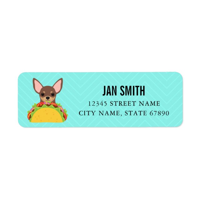 Chihuahua Return Address Labels (Front)