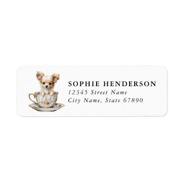 Chihuahua Return Address Labels (Front)