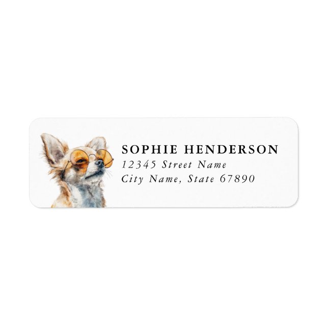 Chihuahua Return Address Labels (Front)
