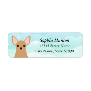 Chihuahua Return Address Labels