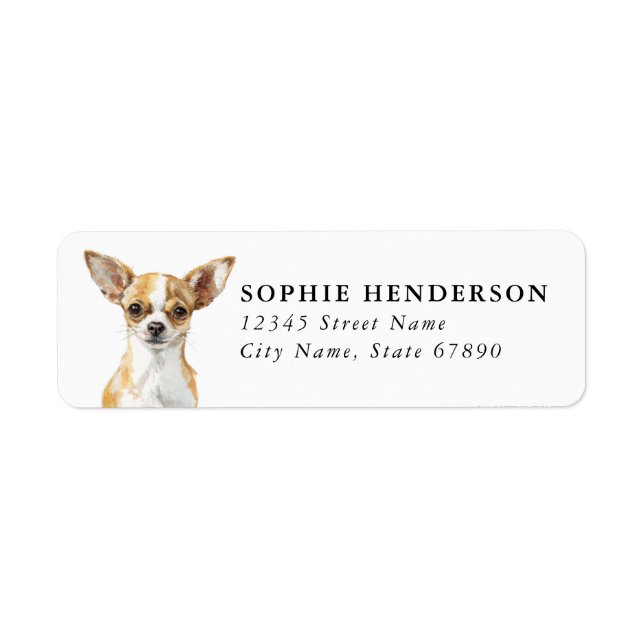 Chihuahua Return Address Labels (Front)
