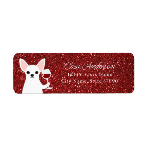 Chihuahua Return Address Labels
