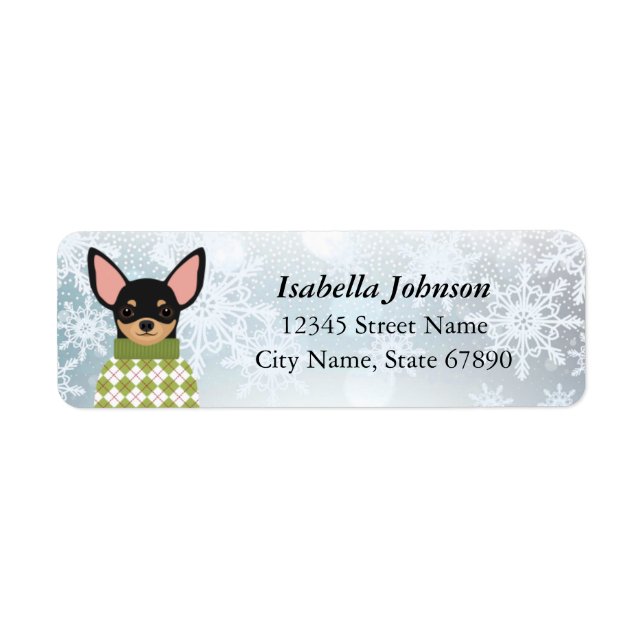 Chihuahua Return Address Labels (Front)