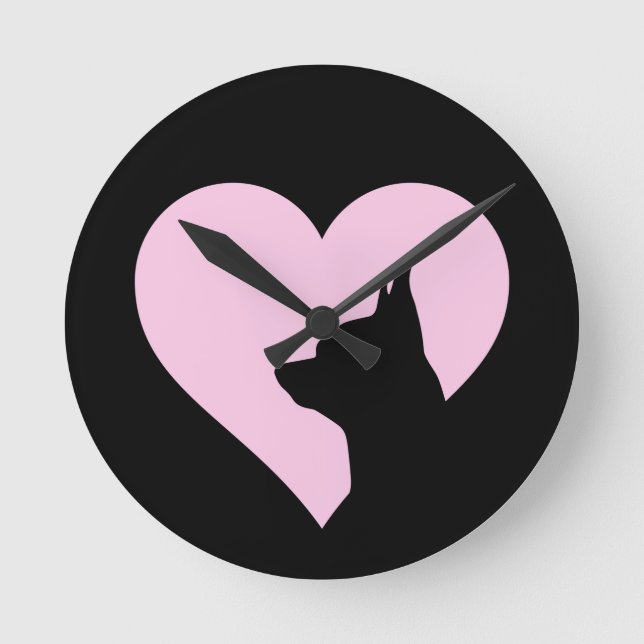 Chihuahua      round clock (Front)