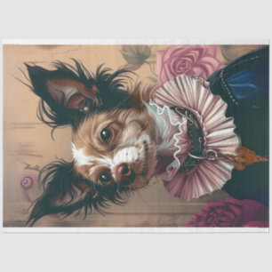 Chihuahua Royalty Photography Decoupage Tissue Paper