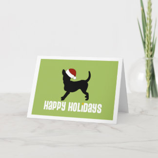 Chihuahua Santa Hat Holiday Card