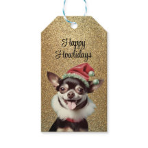 Chihuahua Santa Tag