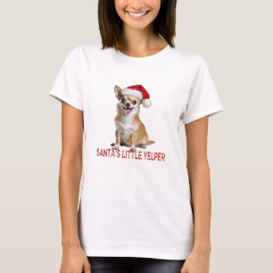 CHIHUAHUA Santa's Little Yelper Christmas puppy T-Shirt