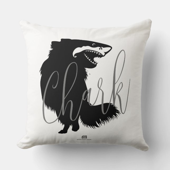 Chihuahua + Shark = Chark  Cushion (Front)