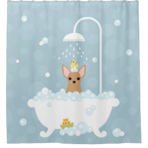 Chihuahua Shower Curtain