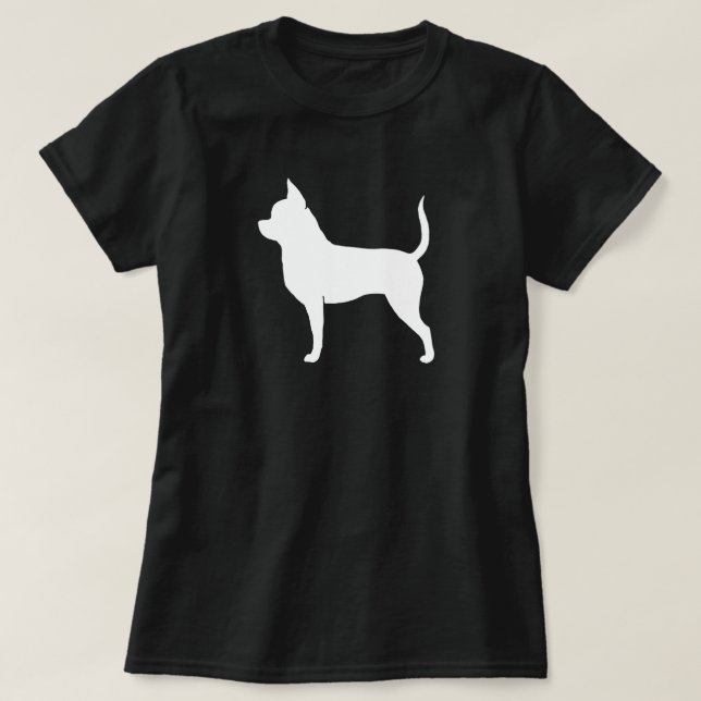 Chihuahua Silhouette T-Shirt (Design Front)
