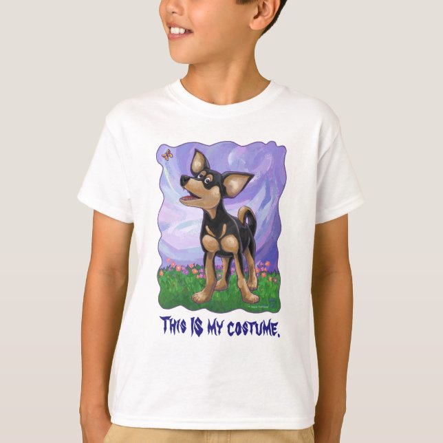 Chihuahua Stationery T-Shirt (Front)