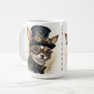 Chihuahua Steampunk Dog Coffee Mug