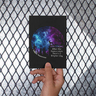 Chihuahua Suicide Awareness Strong Dog Owners Postcard