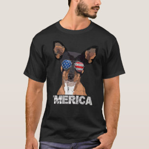 Chihuahua Sunglasses American Usa Flag 4th Of July T-Shirt