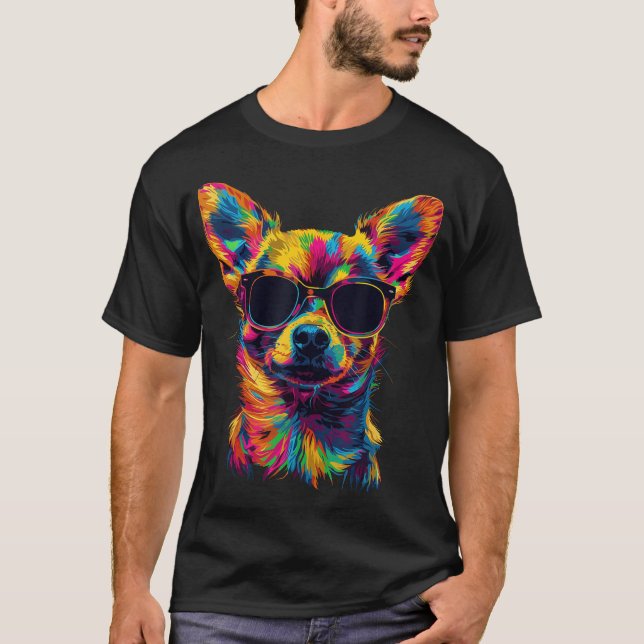 Chihuahua Sunglasses T-Shirt (Front)